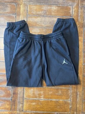 Jordan Black Kids Jogger Sweatpants with Jumpman Logo